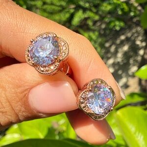 Rose Gold Star Earring Back